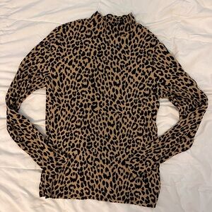Cheetah Turtleneck